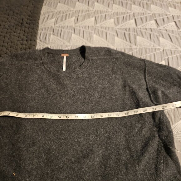 Free People Luna Sweater-Charcoal Grey xs - Picture 5 of 11